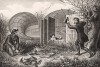 Пруд, затянутый сеткой для заманивания диких птиц, в графстве Линкольншир. The Book of Field Sports and Library of Veterinary Knowledge. Лондон, 1864 