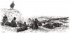 Бивуак французских егерей зимой 1871 года (из Types et uniformes. L'armée françáise par Éduard Detaille. Париж. 1889 год)