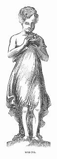 Весна -- одна из четырёх работ, символизирующих времена года скульптора Самуила Никсона (1803 -- 1854 гг.), украшающая парадную лестницу здания престижной ювелирной компании "Голдсмит" в лондонском Сити (The Illustrated London News №89 от 13/01/1844 г.)