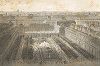 Вид на Пале-Рояль с высоты птичьего полёта (из работы Paris dans sa splendeur, изданной в Париже в 1860-е годы)