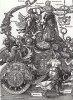 Большая Триумфальная колесница императора Максимилиана I, придуманная, нарисованная и напечатанная Альбрехтом Дюрером (часть 1)