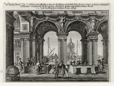 Пророк Даниил отказывается от яств со стола царя Навуходоносора (из Biblisches Engel- und Kunstwerk -- шедевра германского барокко. Гравировал неподражаемый Иоганн Ульрих Краусс в Аугсбурге в 1700 году)