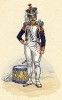 1807 г. Барабанщик французской военной школы в Фонтенбло. Коллекция Роберта фон Арнольди. Германия, 1911-29