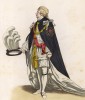 Король Англии Георг IV (1762--1830) (лист 150 работы Жоржа Дюплесси "Исторический костюм XVI -- XVIII веков", роскошно изданной в Париже в 1867 году)