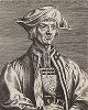Лукас ван Лейден (1494 -- 1533 гг.) -- нидерландский живописец и гравер, представитель нидерландского Возрождения. Гравюра Яна Вирикса по рисунку Альбрехта Дюрера. 