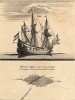 Морской флот. Судно под названием "флюст". (Ивердонская энциклопедия. Том VII. Швейцария, 1778 год)