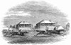 Скачки, проводимые на старом английском ипподроме Крокстон Парк в графстве Лестершир, который был разрушен во время Первой мировой войны (The Illustrated London News №101 от 06/04/1844 г.)