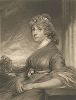 Элизабет Маргарет Гибберт, супруга выдающегося британского политика и бизнесмена Джорджа Гибберта. Меццо-тинто Джеймса  Уорда с оригинала Джона Хоппнера, придворного портретиста принца Уэльского. 
