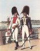 Испанские офицеры на набережной Гамбурга в 1808 году (из популярной в нацистской Германии работы Мартина Лезиуса Das Ehrenkleid des Soldaten... Берлин. 1936 год)