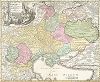Карта Украины. Ukrania quae et Terra Cosaccorum cum vicinis Walachiae, Moldoviae, Minoris q. Tartariae, Provincus exhibita... Составил Иоганн Баптист Гомманн. Нюрнберг, 1720.
