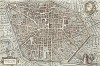 Карта-план города Болонья. Bononia alma studior mater (лат.). Георг Браун и Франц Хогенберг, Civitates Orbis Terrarum. Кельн, 1587