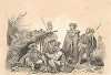 Революция 1848-49 гг в Австрийской империи. Стражники в лагере хорватских солдат в Вене. 
