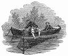 Английские рыбаки, удящие снетка -- мелкую озёрную рыбку, форму европейской корюшки длиной до восемнадцати сантиметров при помощи сети (The Illustrated London News №106 от 11/05/1844 г.)