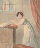 Вечерняя молитва. Акватинта по рисунку модного в начале XIX века английского художника Адама Бака. 