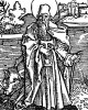 Святой Антоний Великий. Ганс Бальдунг Грин. Иллюстрация к Hortulus Animae. Издал Martin Flach. Страсбург, 1512