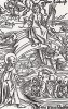 Антихрист и дураки (иллюстрация к главе 103 книги Себастьяна Бранта "Корабль дураков", гравированная Дюрером в 1494 году)