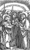 Апостолы Иисуса Христа. Иллюстрация Ганса Шауфелейна к Via Felicitatis. Издал Johann Miller, Аугсбург, 1513