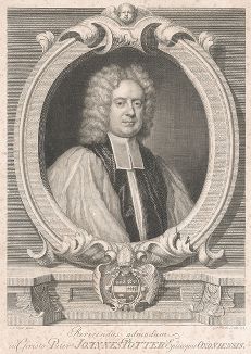 Джон Поттер (ок. 1674-1747) - епископ Оксфордский и архиепископ Кентерберийский. 