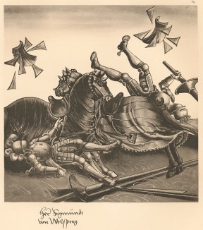 Из Freydal. Des Kaisers Maximilian I. Turniere und Mummereien (Репринт 1882 года. Вена. Лист 29)