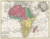Карта Африки. Africa, concinnata secundum observationes… Составил Тобиас Конрад Лоттер. Аугсбург, 1745