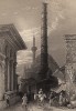 Константинополь (Стамбул). Византийская колонна. The Beauties of the Bosphorus, by miss Pardoe. Лондон, 1839