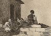 Напрасные рыдания. Лист 54 из известной серии офортов знаменитого художника и гравёра Франсиско Гойи "Бедствия войны" (Los Desastres de la Guerra). Представленные листы напечатаны в Мадриде с оригинальных досок около 1900 года. 