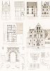 Старая центральная больница в Орлеане (XV - XVI вв). Archives de la Commission des monuments historiques, т.3, Париж, 1898-1903. 