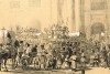 Продажа верб перед праздником Пасхи у Гостинного Двора в Санкт-Петербурге 1853 года (Русский художественный листок. № 15 за 1853 год)