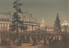 Павловский вокзал 30 октября 1862 г. 25-летие Царскосельской железной дороги. Русский художественный листок №31, 1862