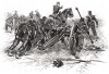 4-я батарея французской горной артиллерии в одном из сражений итальянской кампании 1859 года (из Types et uniformes. L'armée françáise par Éduard Detaille. Париж. 1889 год)