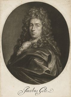 Портрет гравера и издателя Якоба Голе с оригинала Давида ван дер Пласа. 