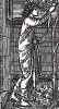 Психея в саду. Иллюстрация Эдварда Коли Бёрн-Джонса к поэме Уильяма Морриса «История Купидона и Психеи». Лондон, 1890-е гг.