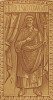 Консул Флавий Феликс (?--430), правивший Западной Римской империей в V веке, изображённый на консульском диптихе (из Les arts somptuaires... Париж. 1858 год)