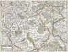 Карта центральной и южной частей Российской империи в 1745 году. Составил королевский географ и картограф Филипп Бюаш де ла Невиль в Париже