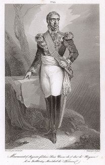 Огюст Фредерик Луи Мармон (1774-1852), маршал Франции с 1809 года. Galerie des Marechaux de France par Ch. Gavard, Париж, 1839 год. 