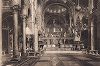 Интерьер собора Сан-Марко в Венеции. Ricordo Di Venezia, 1913 год.