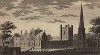 Дворец Букден, резиденция епископа Линкольна (графство Линкольншир) (из A New Display Of The Beauties Of England... Лондон. 1776 г. Том 2. Лист 25)