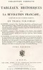 Титульный лист первого тома работы Collection complète des tableaux historiques de la Révolution Française composée de cent treize numéros en trois volumes. Париж, 1804