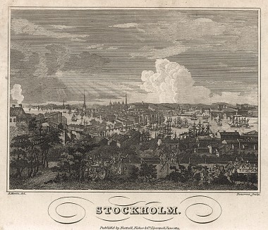 Стокгольм. A New Geographical Dictionary. Лондон, 1820
