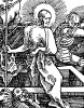 Воскресение Иисуса Христа. Ганс Бальдунг Грин. Иллюстрация к Hortulus Animae. Издал Martin Flach. Страсбург, 1512
