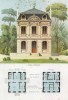 Дом по проекту модного архитектора Марти (A. Marty) (из популярного у парижских архитекторов 1880-х Nouvelles maisons de campagne...)