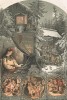 Раз крещенским вечерком девушка гадала... Светлана. Из баллады Жуковского. Русский художественный листок №3, 1862