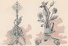 Э. Робер. Кованые подставки для дров. Art Decoratif - documents d'atelier. Париж, 1900-е годы