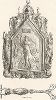 Литое французское медное зеркало, XVI век. Meubles religieux et civils..., Париж, 1864-74 гг. 