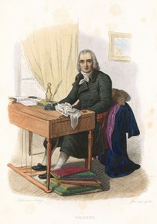 Андре Гретри (1741-1813) - французский композитор. Лист из серии Le Plutarque francais..., Париж, 1844-47 гг. 