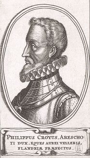 Филипп III де Крой, герцог ван Арсхот (1526--1595) - представитель знатной фамилии, военачальник и генерал-губернатор Фландрии, работавший на Филиппа II Испанского. 