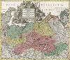 Карта герцогства Мекленбург. Ducatus Mecklenburgici. 