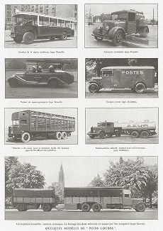 Тяжелые грузовики первой четверти XIX века. L'automobile, Париж, 1935