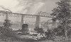 Вид на город Луисвилль и мост через реку Огайо, штат Кентукки. Лист из издания "Picturesque America", т.II, Нью-Йорк, 1874.