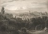 Флоренция. Гравюра на стали Карла Людвига Фроммеля. Pittoreskes Italien. Лейпциг, 1840